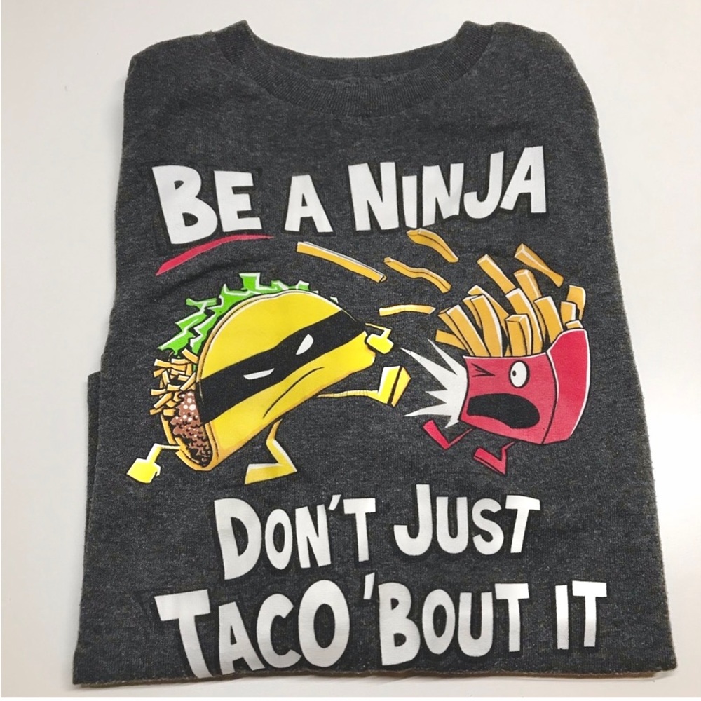 Boy's Long long sleeve funny Graphic Tee